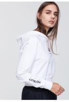 6913004-WHT Hotsuit джемпер с капюшоном укороченный ж белый 6913004-WHT купить в интернет-магазине спортивной одежды в Череповце