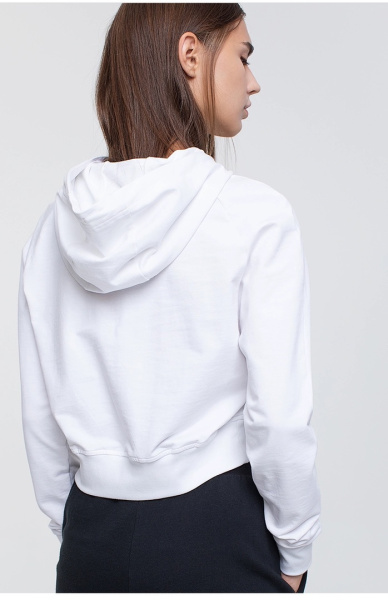 6913004-WHT Hotsuit джемпер с капюшоном укороченный ж белый 6913004-WHT купить в интернет-магазине спортивной одежды в Череповце