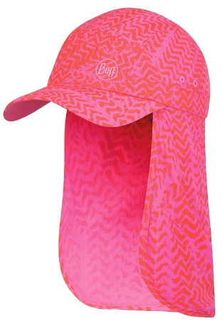 120039.502.10.00 Кепка Buff Bimini Cap Kids Kumkara Fuchsia 8428927361394 купить в интернет-магазине спортивной одежды в Череповце