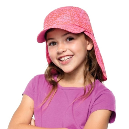 120039.502.10.00 Кепка Buff Bimini Cap Kids Kumkara Fuchsia 8428927361394 купить в интернет-магазине спортивной одежды в Череповце